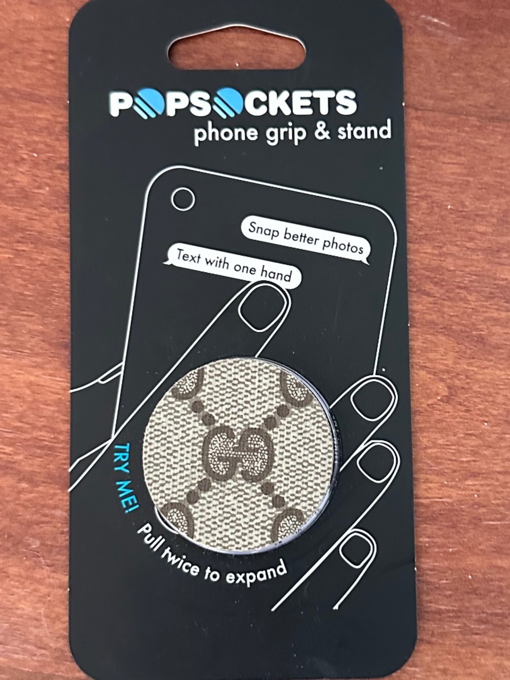 NWT - Gucci Recycled Popsocket